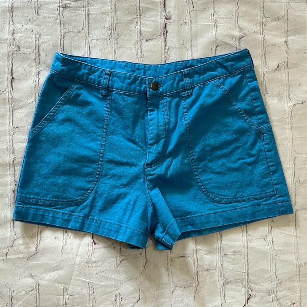 Patagonia Organic Cotton Shorts Blue Size 10